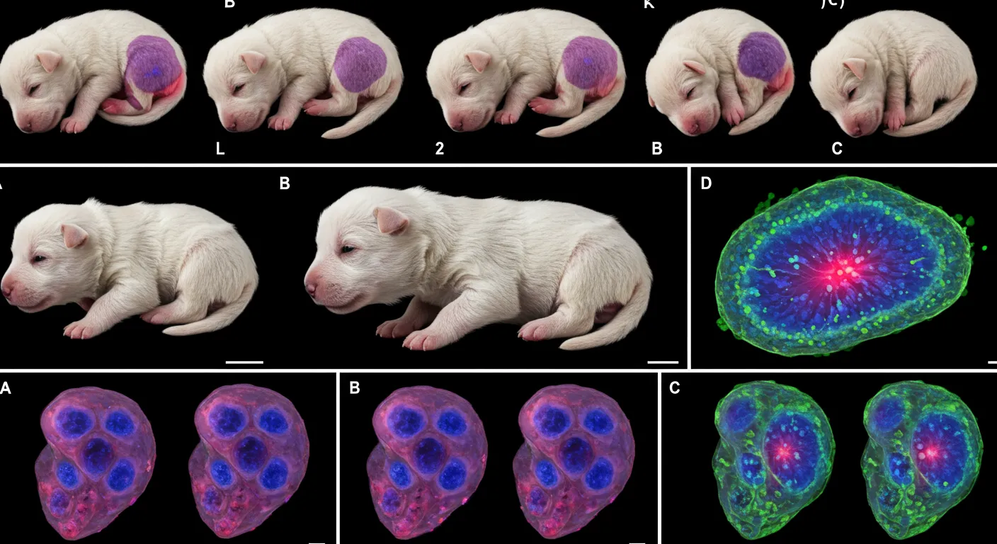Scientific visualization of melanocyte pigment cell development